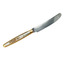 Серебряный столовый нож с позолотой и резным узором на ручке Астра 40030030Т01